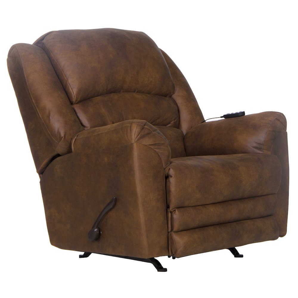 Hayden Extra Extension Rocker Recliner with Heat and Massage. Picture 6