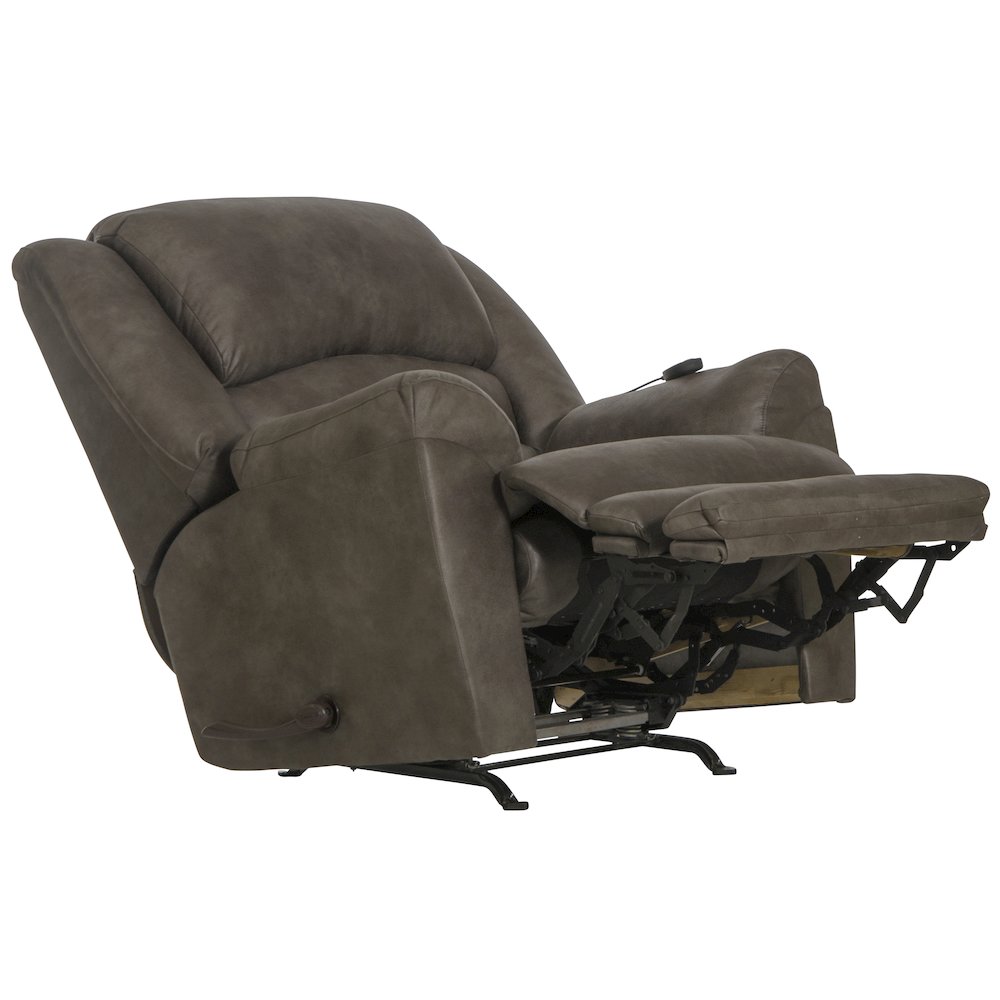 Hayden Extra Extension Rocker Recliner with Heat and Massage. Picture 4