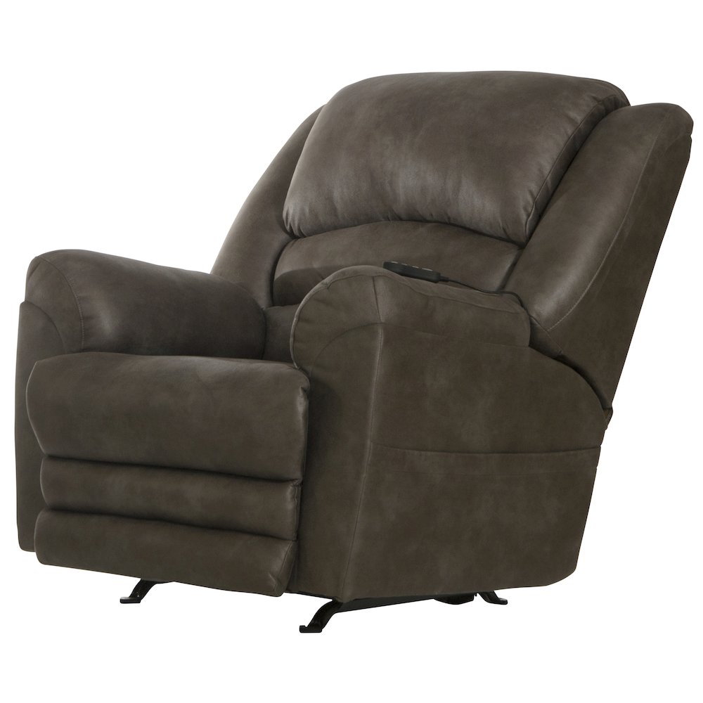 Hayden Extra Extension Rocker Recliner with Heat and Massage. Picture 5