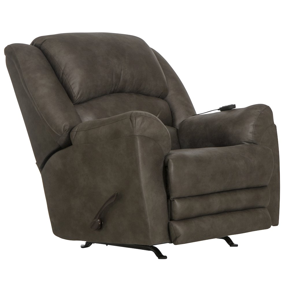 Hayden Extra Extension Rocker Recliner with Heat and Massage. Picture 1