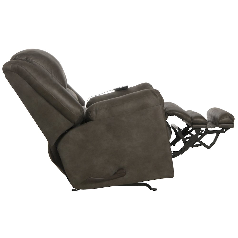 Hayden Extra Extension Rocker Recliner with Heat and Massage. Picture 7