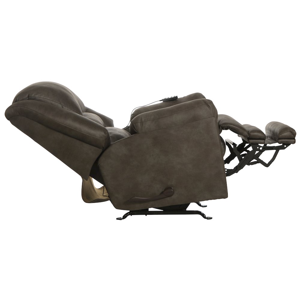 Hayden Extra Extension Rocker Recliner with Heat and Massage. Picture 8