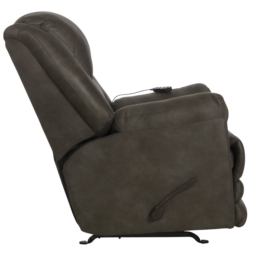 Hayden Extra Extension Rocker Recliner with Heat and Massage. Picture 3