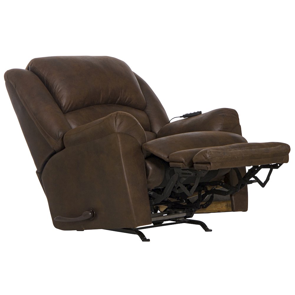 Hayden Extra Extension Rocker Recliner with Heat and Massage. Picture 2