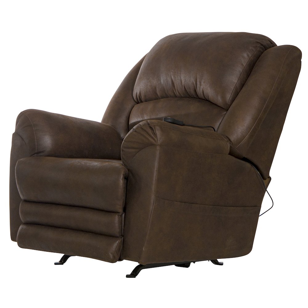 Hayden Extra Extension Rocker Recliner with Heat and Massage. Picture 3