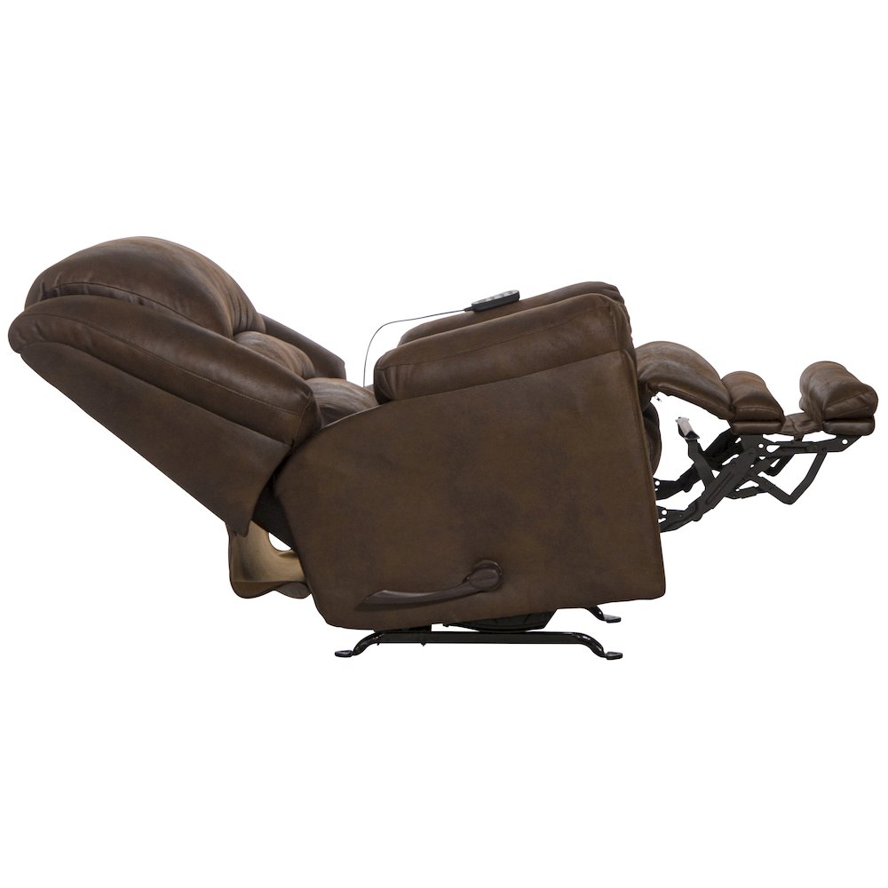Hayden Extra Extension Rocker Recliner with Heat and Massage. Picture 8