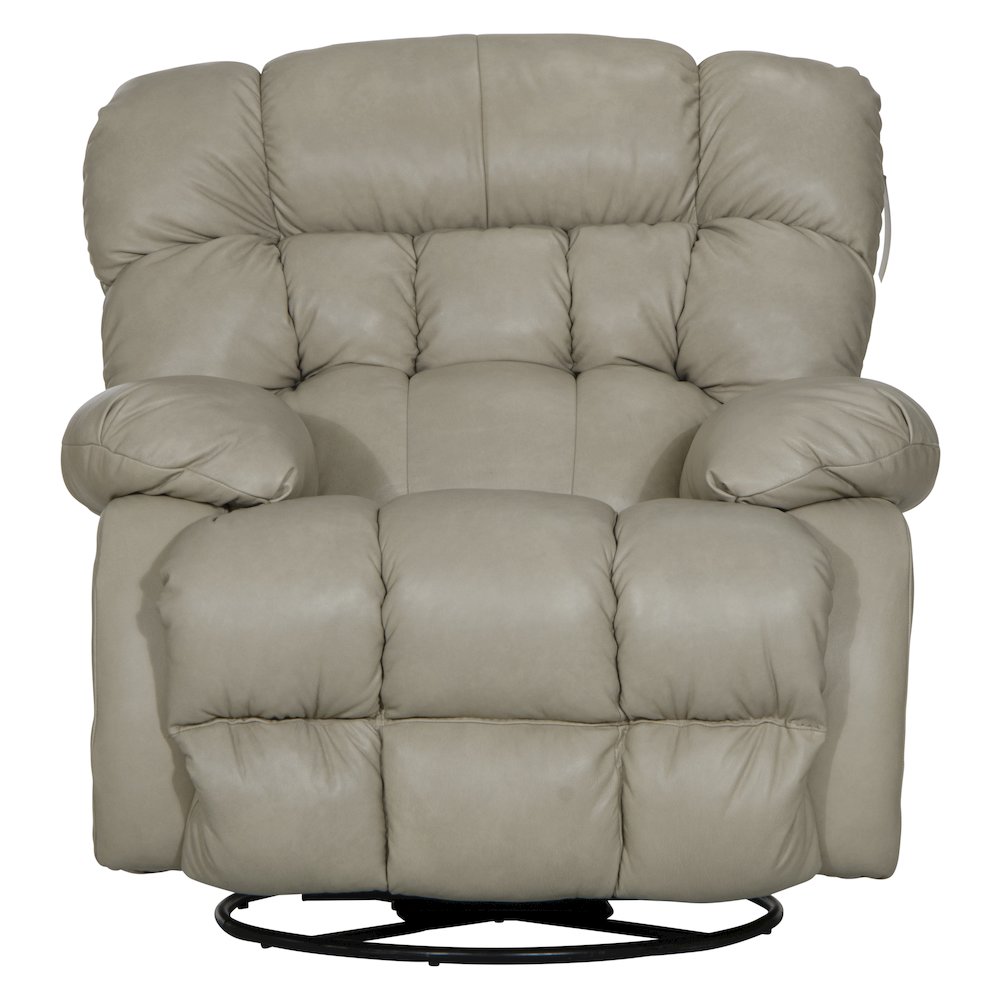 Pendleton Leather Chaise Swivel Glider Recliner. Picture 6
