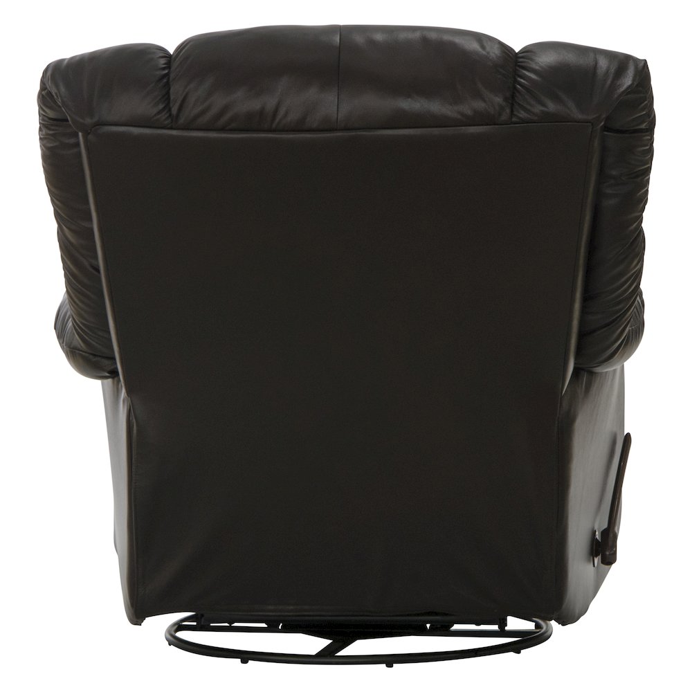 Pendleton Leather Chaise Swivel Glider Recliner. Picture 5
