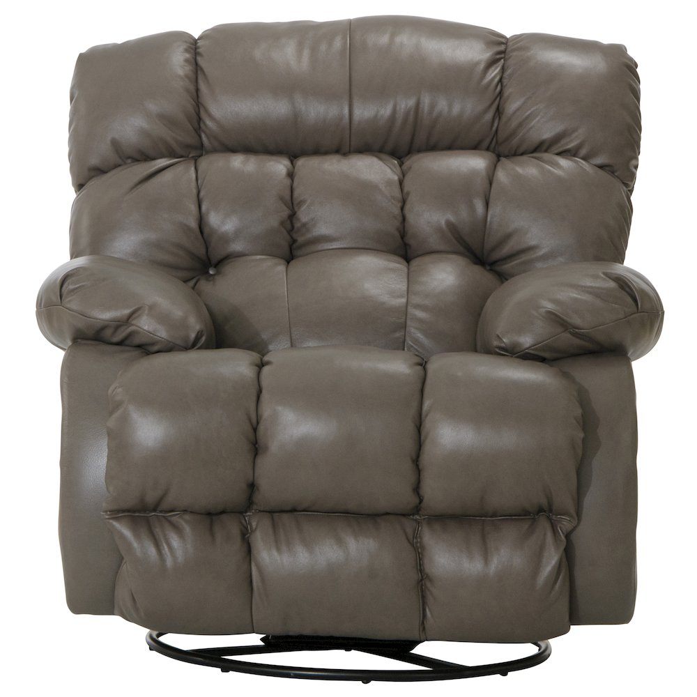 Pendleton Leather Chaise Swivel Glider Recliner. Picture 4