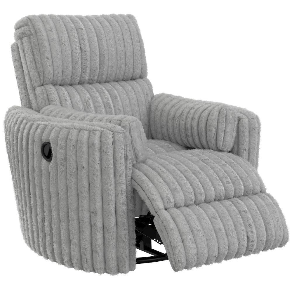 Daydream Swivel Glider Recliner in Moonstruck color. Picture 3