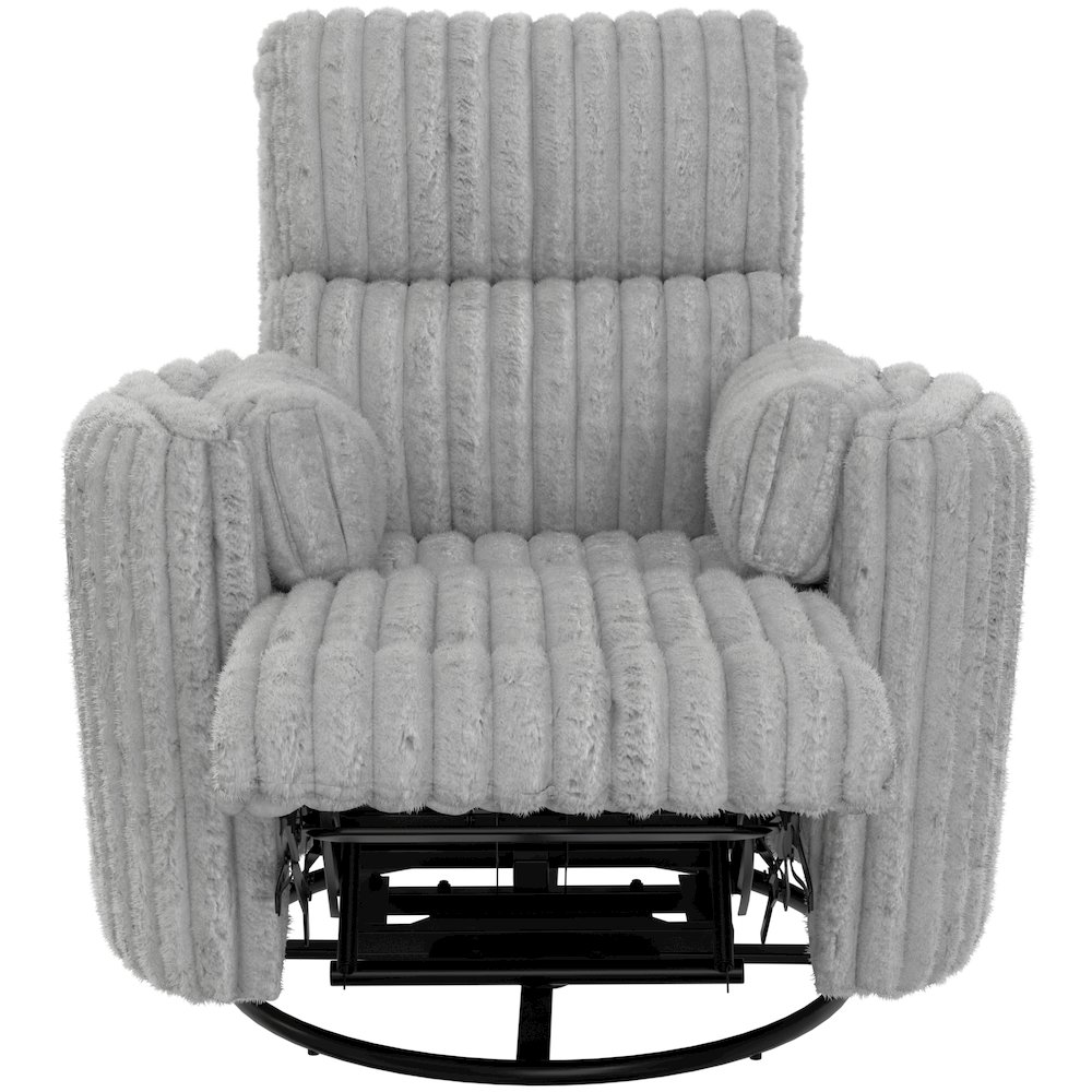 Daydream Swivel Glider Recliner in Moonstruck color. Picture 8