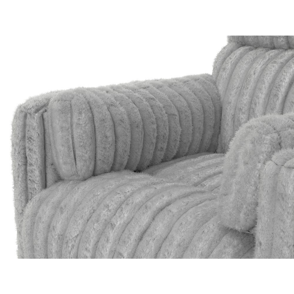 Daydream Swivel Glider Recliner in Moonstruck color. Picture 18