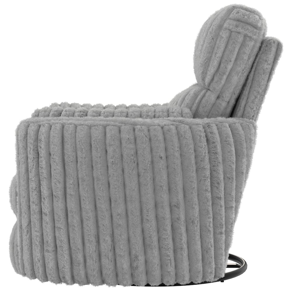 Daydream Swivel Glider Recliner in Moonstruck color. Picture 19