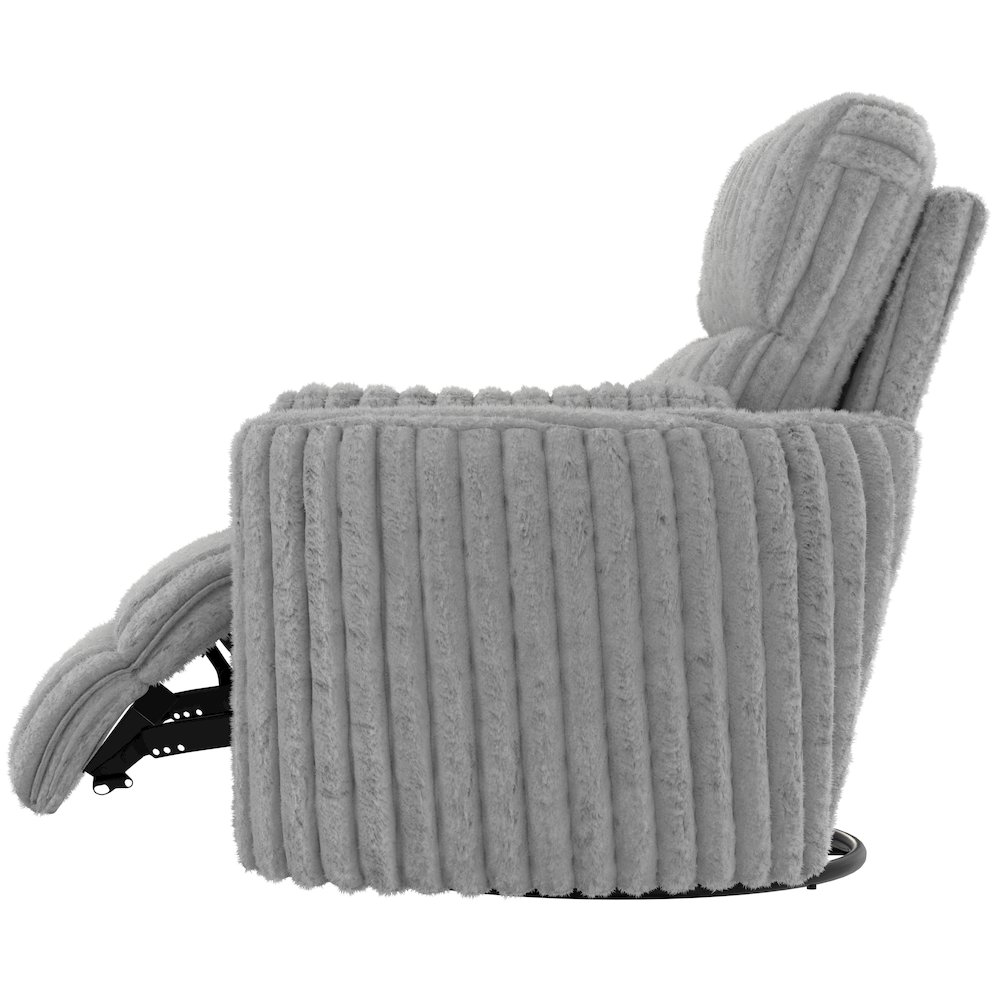 Daydream Swivel Glider Recliner in Moonstruck color. Picture 21