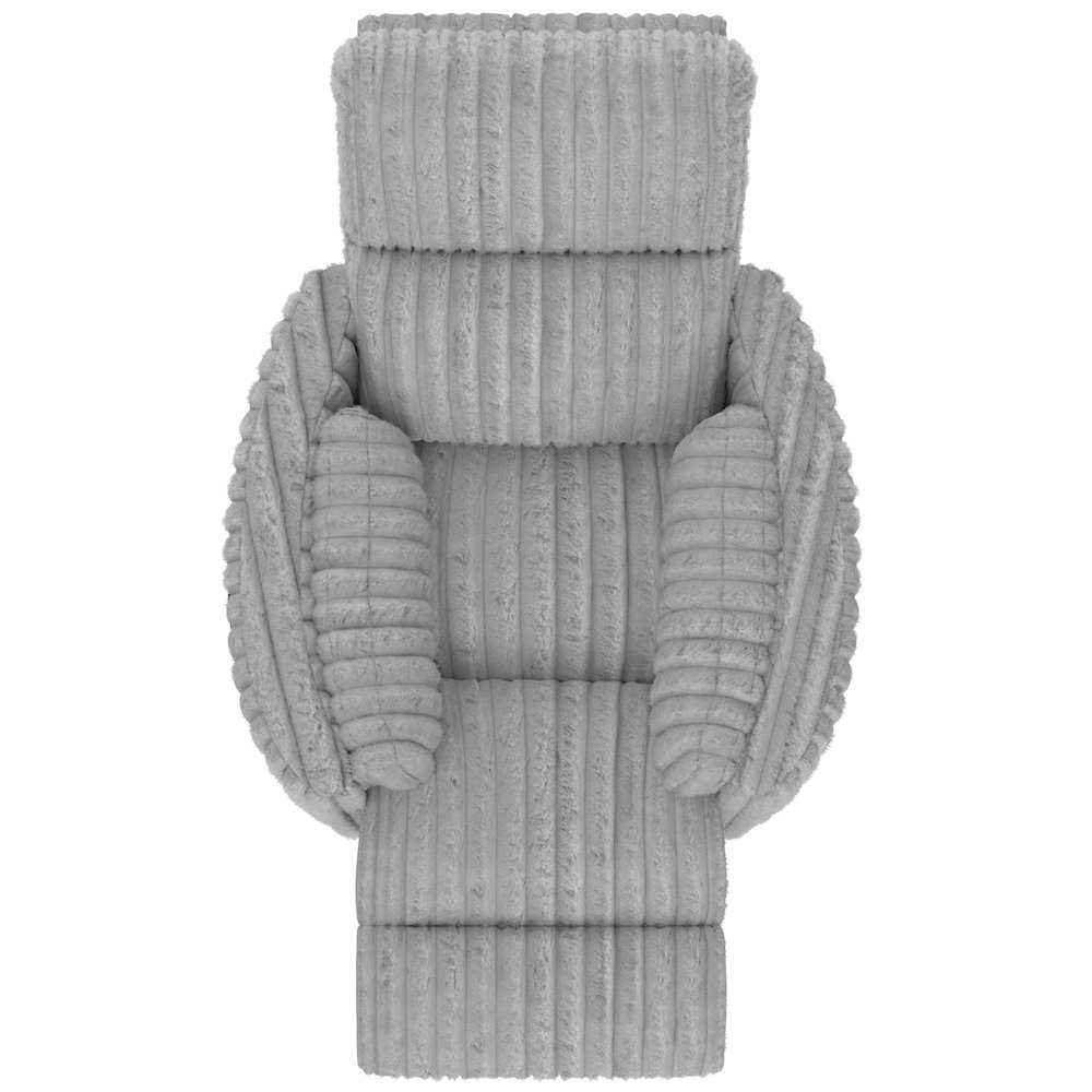 Daydream Swivel Glider Recliner in Moonstruck color. Picture 23