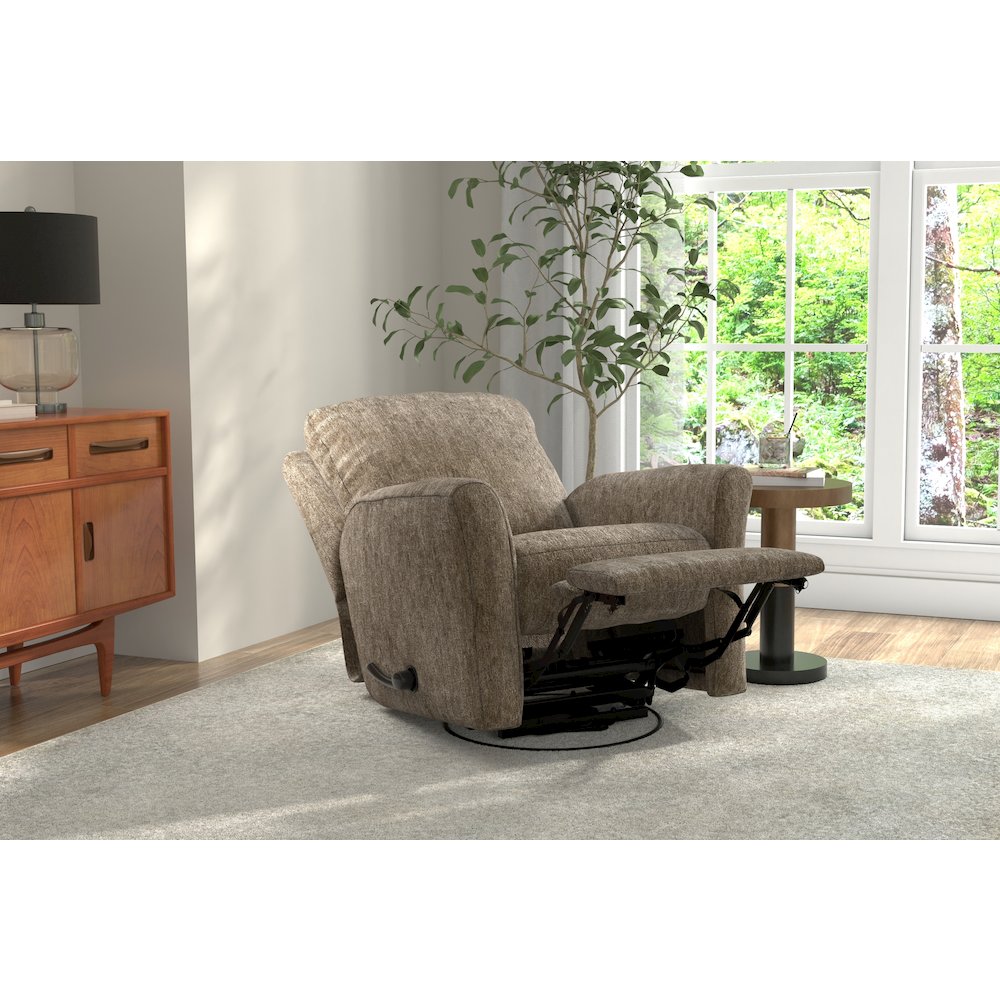 Belton Swivel Glider Recliner in Sand color. Picture 10