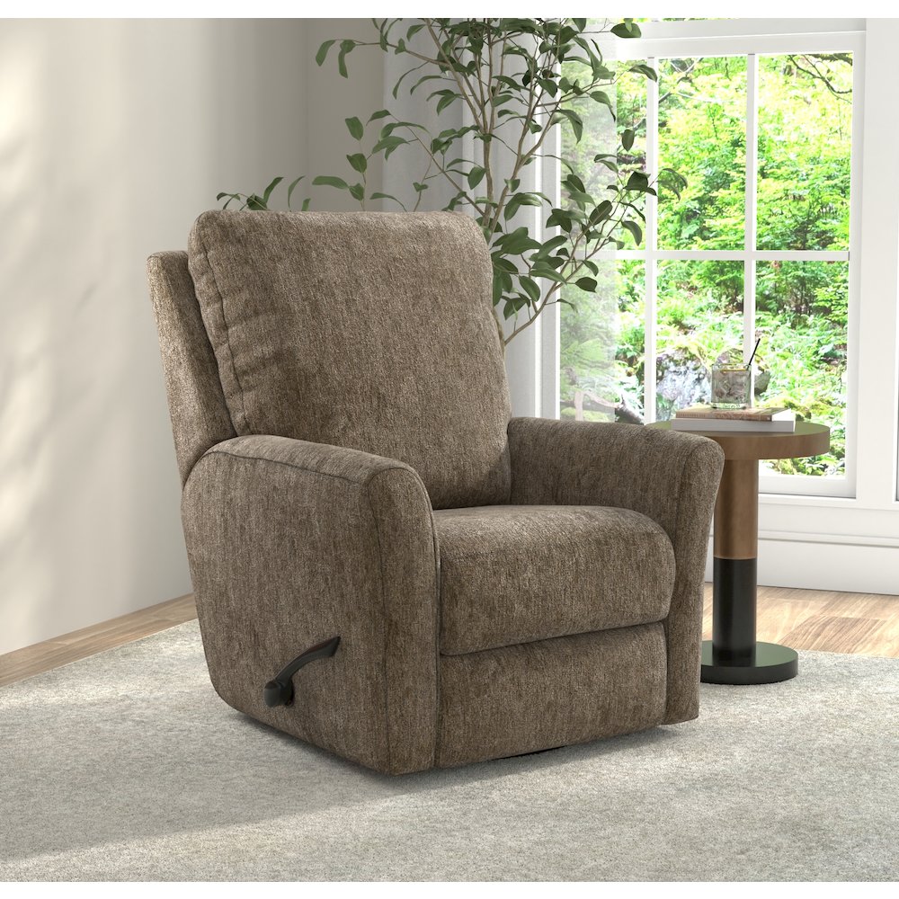 Belton Swivel Glider Recliner in Sand color. Picture 13