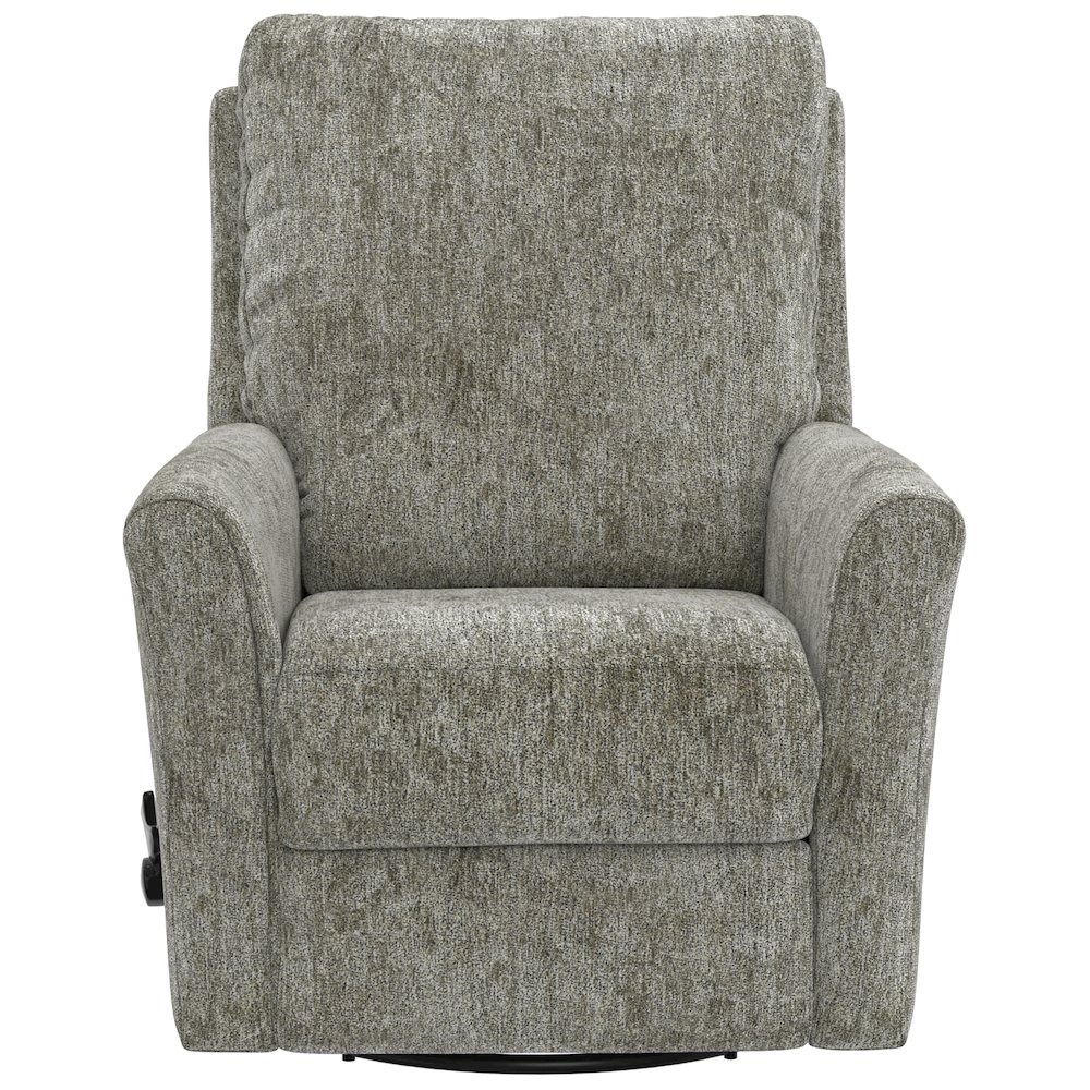 Belton Swivel Glider Recliner in Stone color. Picture 8