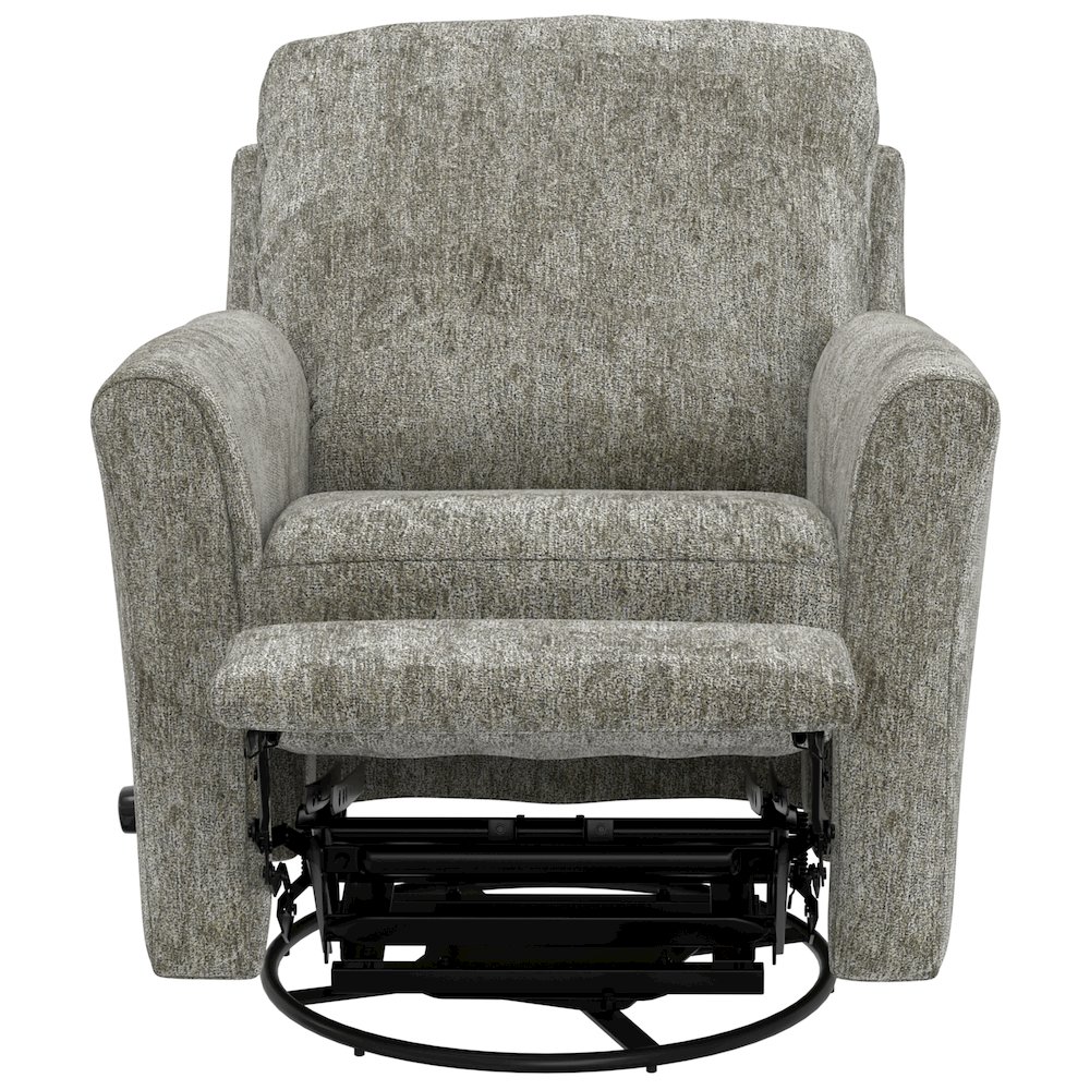 Belton Swivel Glider Recliner in Stone color. Picture 6
