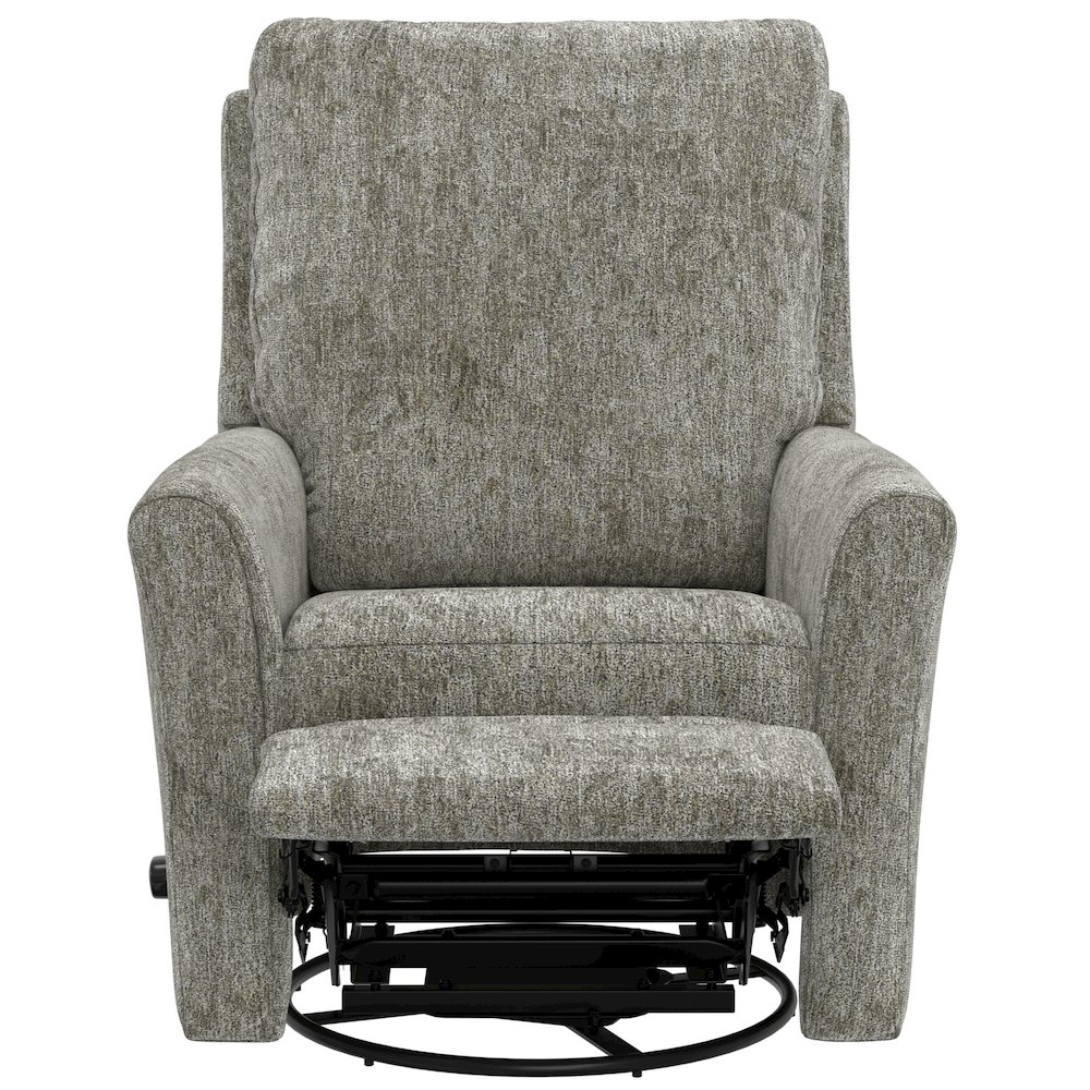 Belton Swivel Glider Recliner in Stone color. Picture 7