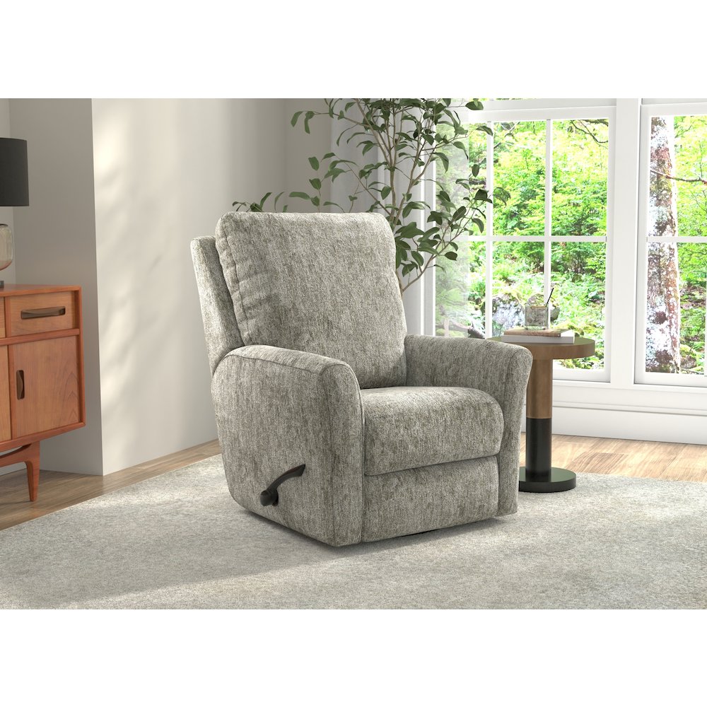 Belton Swivel Glider Recliner in Stone color. Picture 13