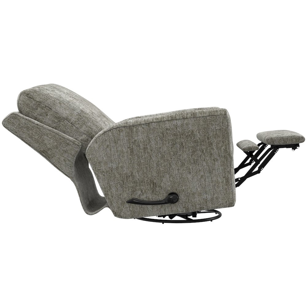 Belton Swivel Glider Recliner in Stone color. Picture 16