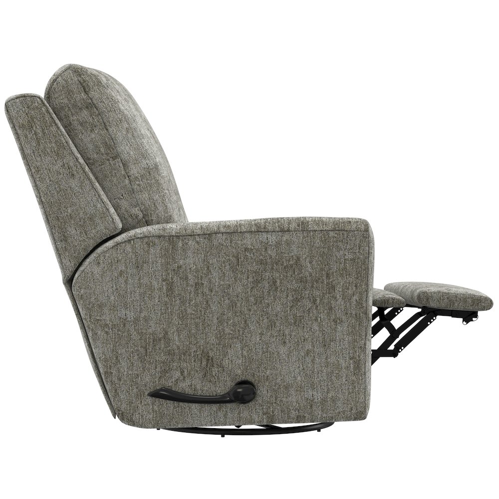 Belton Swivel Glider Recliner in Stone color. Picture 17