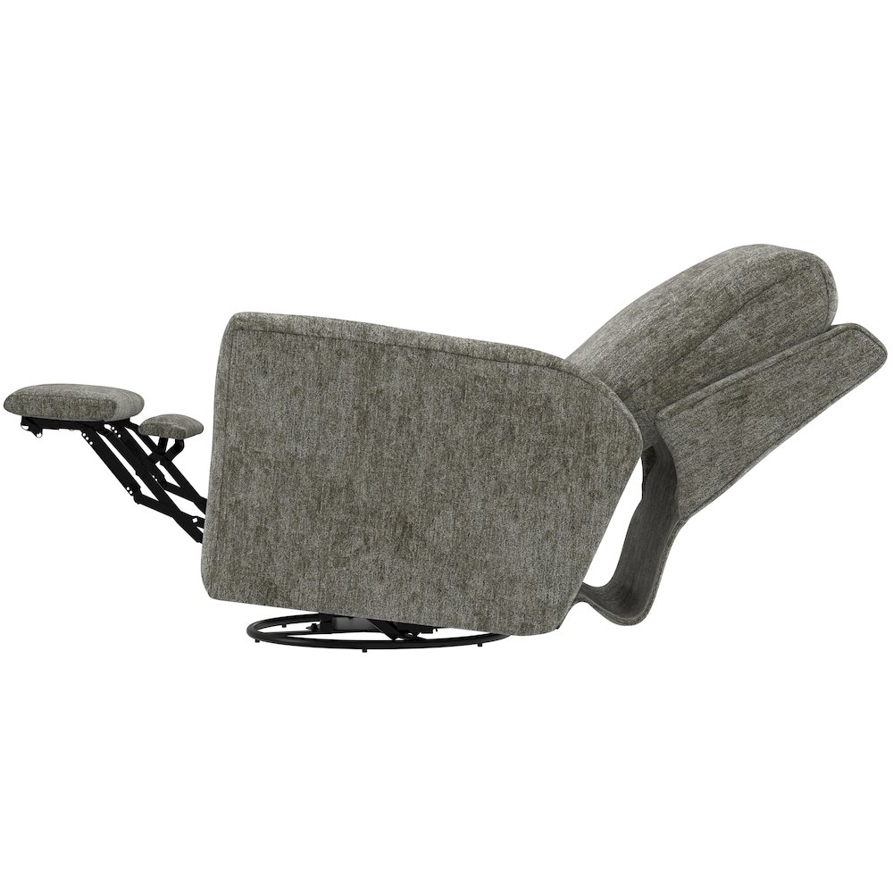 Belton Swivel Glider Recliner in Stone color. Picture 19