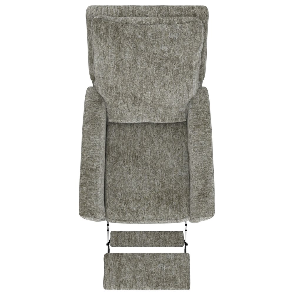 Belton Swivel Glider Recliner in Stone color. Picture 22