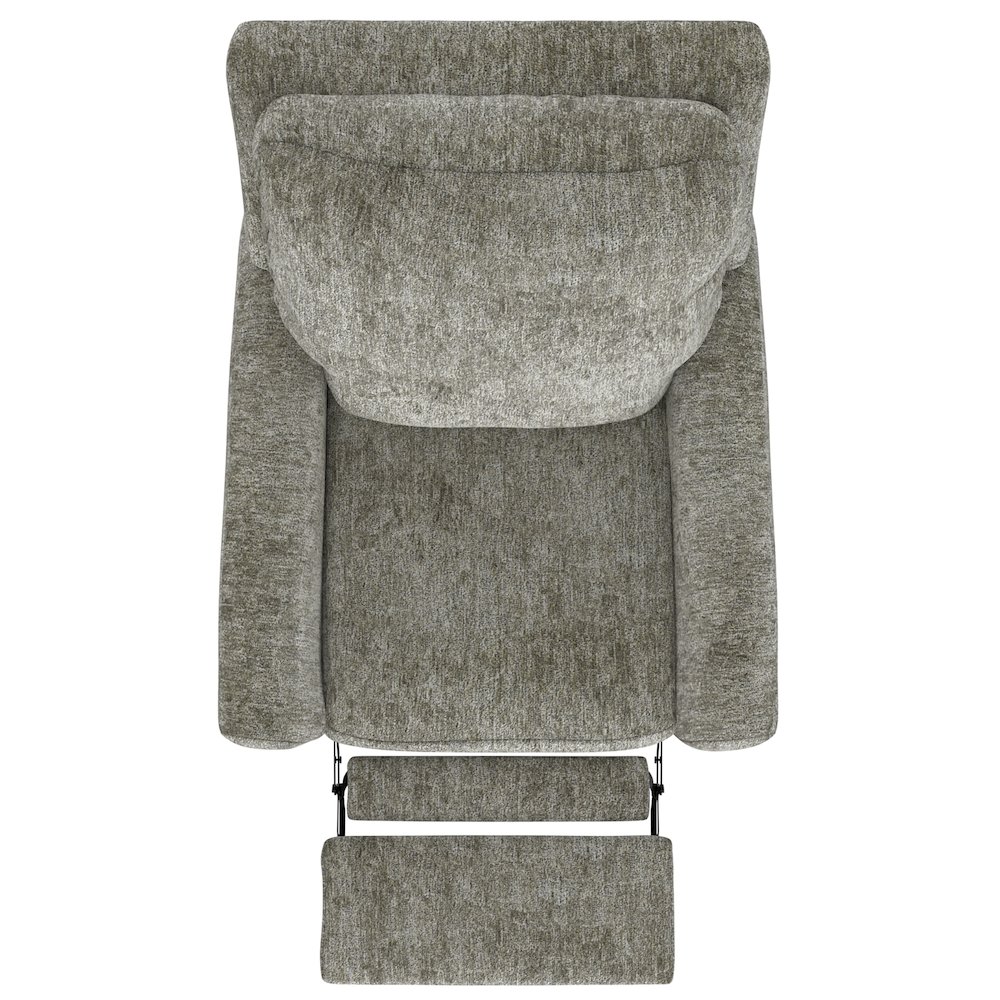 Belton Swivel Glider Recliner in Stone color. Picture 23
