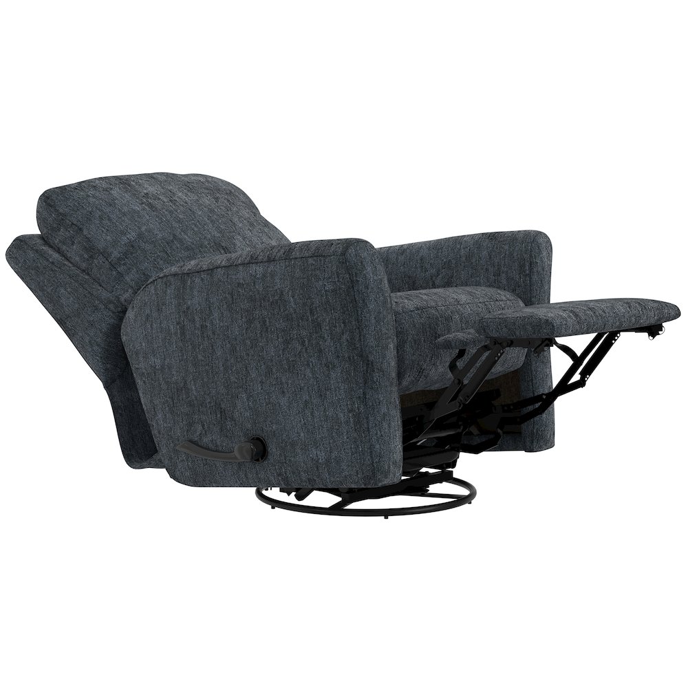 Belton Swivel Glider Recliner in Mineral color. Picture 3