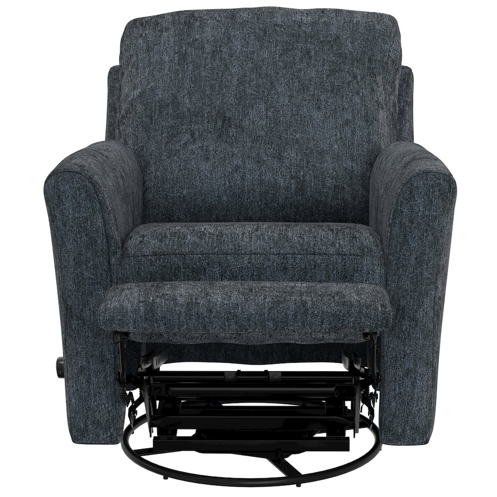 Belton Swivel Glider Recliner in Mineral color. Picture 7