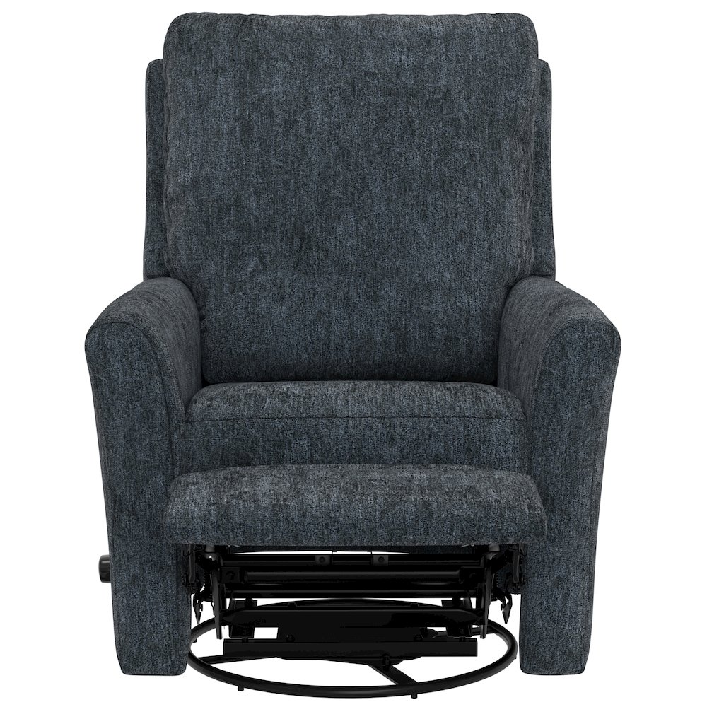 Belton Swivel Glider Recliner in Mineral color. Picture 8