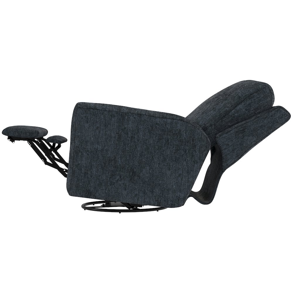 Belton Swivel Glider Recliner in Mineral color. Picture 19