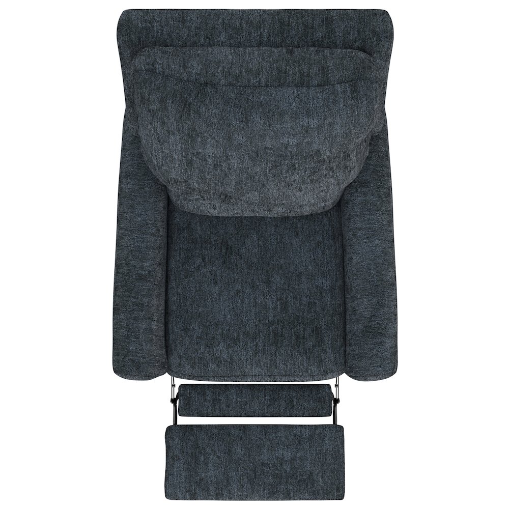Belton Swivel Glider Recliner in Mineral color. Picture 23