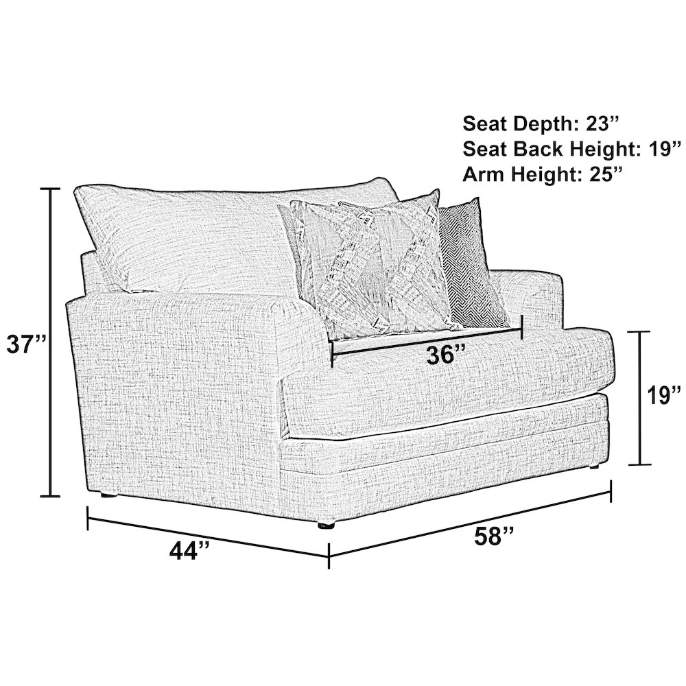 Zeller Chair 1/2 in White Color. Picture 5