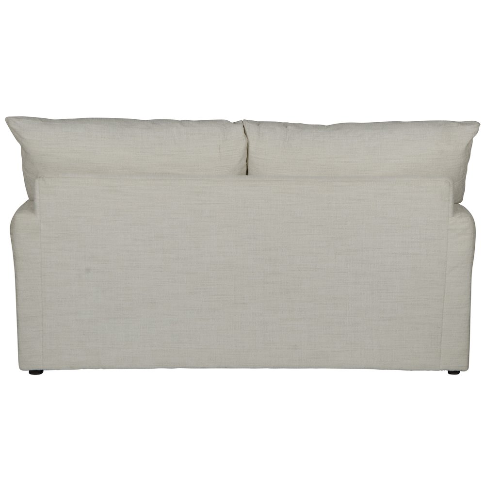 Zeller Loveseat in White Color. Picture 2