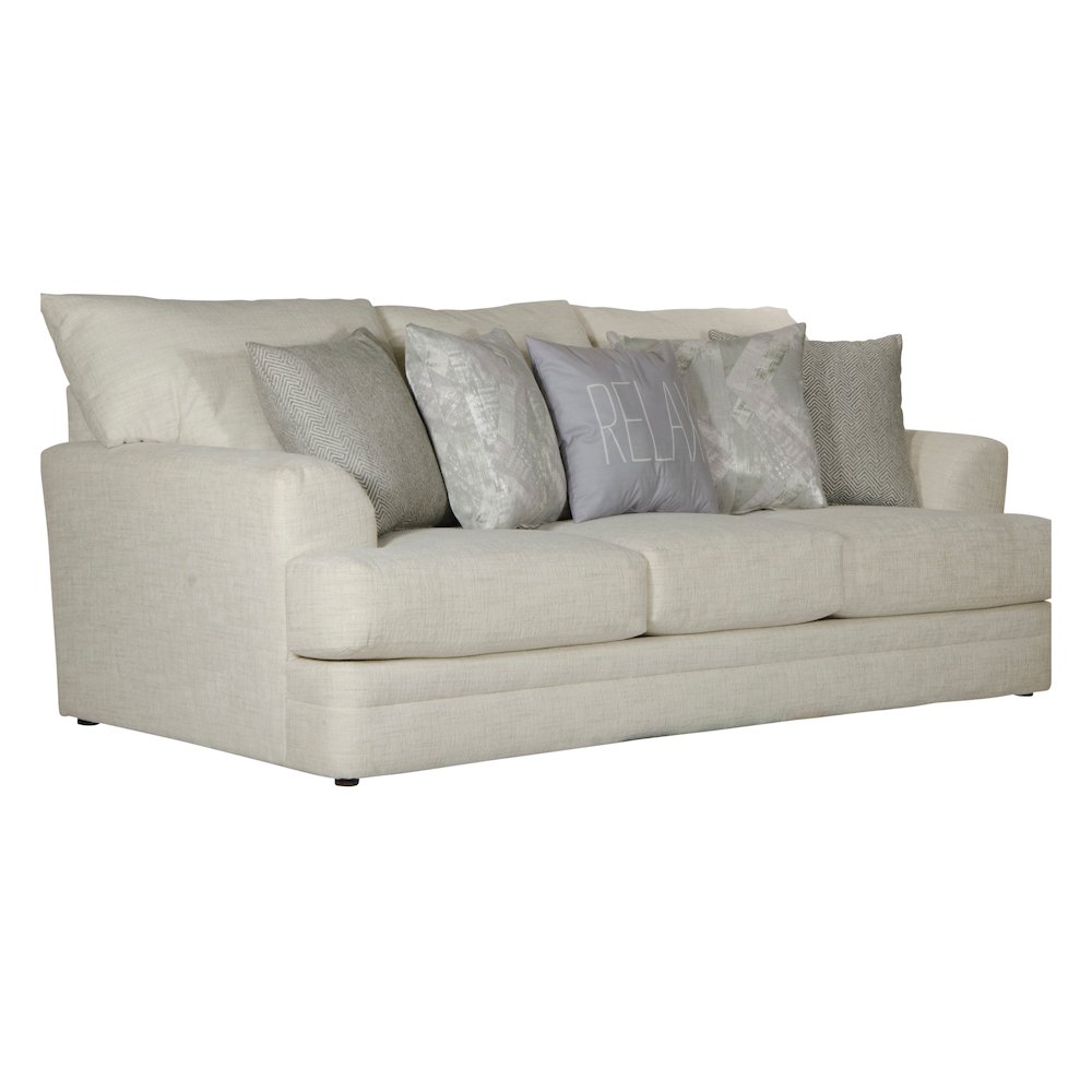 Zeller Sofa in White Color. Picture 1