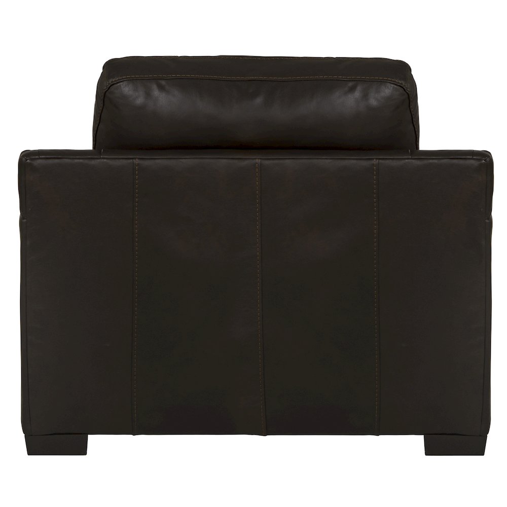 Marco Italian Top Grain Leather Match Chair. Picture 2