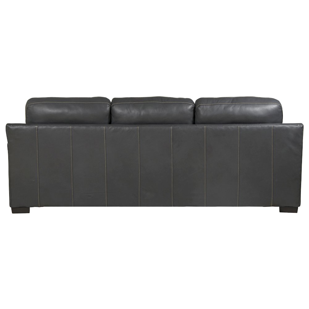 Marco Top Grain Italian Leather Match Sofa. Picture 3