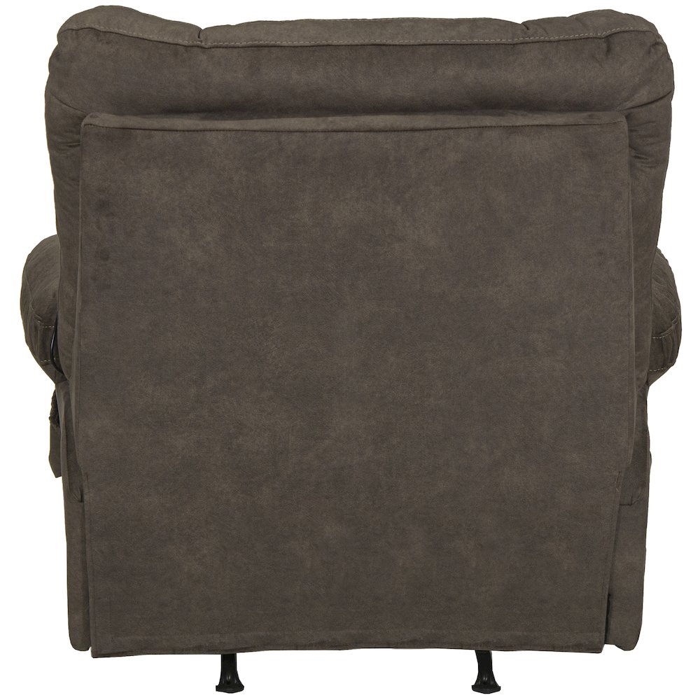 Manfred Rocker Recliner w/Heat & Massage in Buckskin color. Picture 3