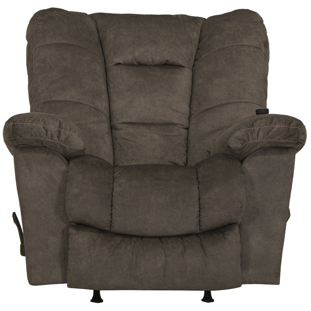 Manfred Rocker Recliner w/Heat & Massage in Buckskin color. Picture 4