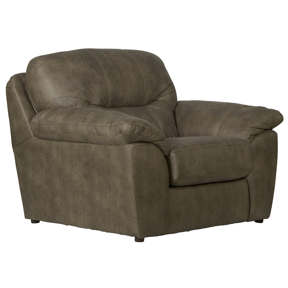 Bradshaw Oversized Chair in Brown Color. Picture 1