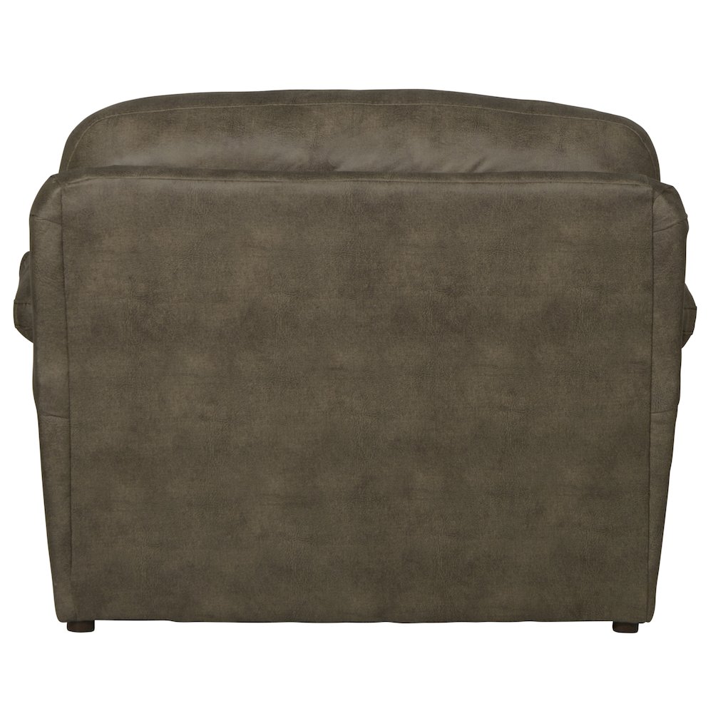 Bradshaw Oversized Chair in Brown Color. Picture 3