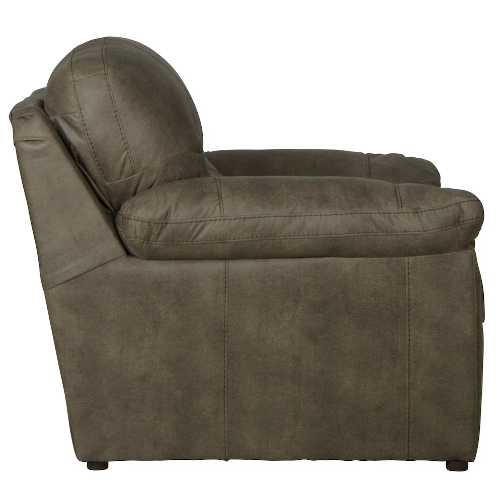 Bradshaw Oversized Chair in Brown Color. Picture 4