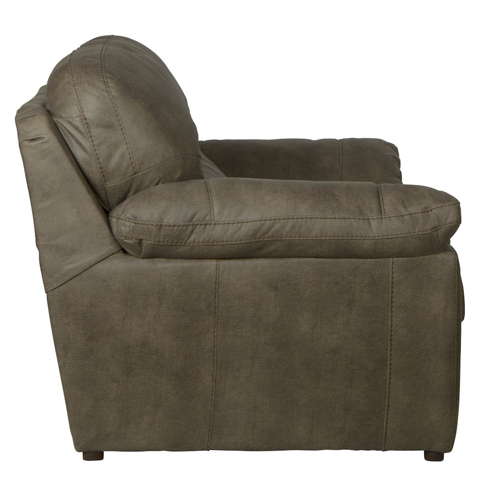 Bradshaw Loveseat in Brown Color. Picture 4
