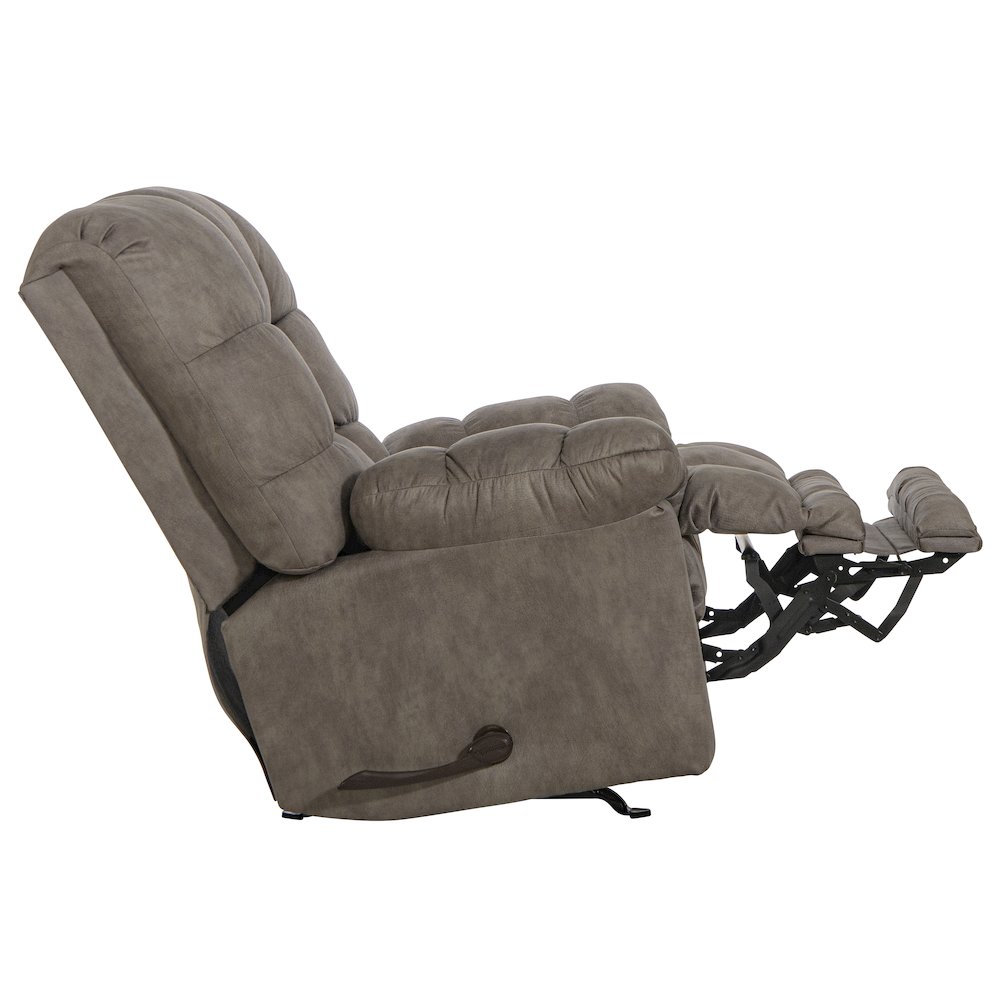 Machado Oversized Chaise Rocker Recliner with X-tra Extension Footrest. Picture 6