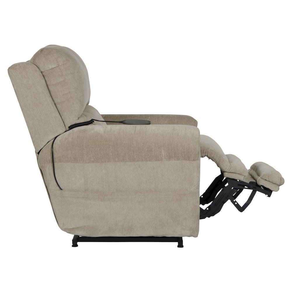 Warner Power Lay Flat Lift Recliner with Power Adjustable Headrest. Picture 7