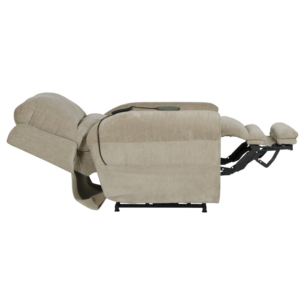 Warner Power Lay Flat Lift Recliner with Power Adjustable Headrest. Picture 8