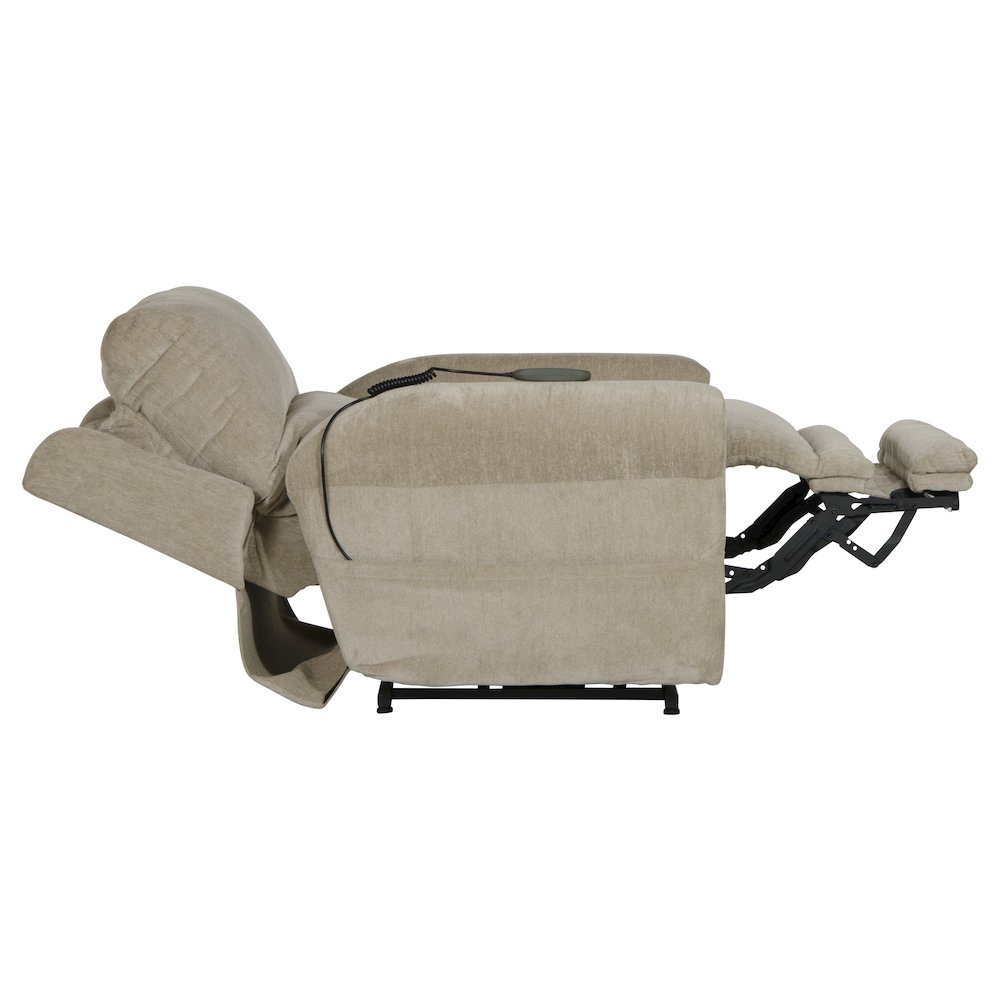 Warner Power Lay Flat Lift Recliner with Power Adjustable Headrest. Picture 9
